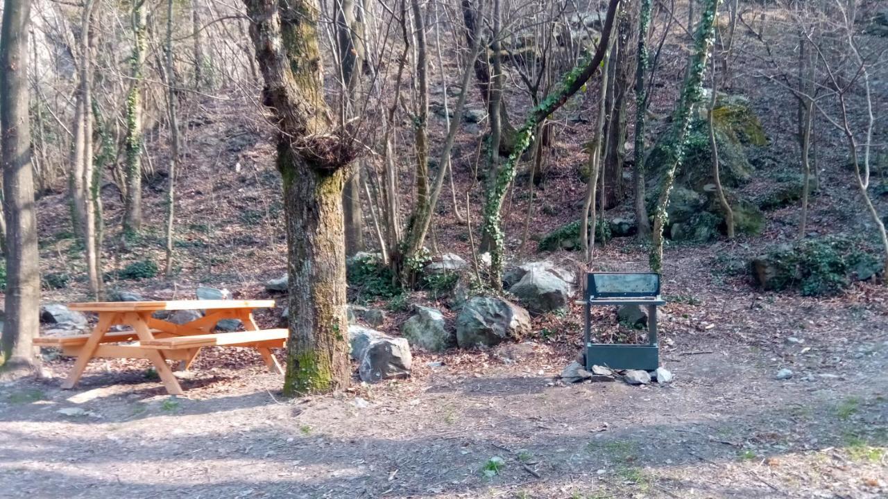 Casa Del Rustico, Indipendente Vista Sacra Con Dipinto Villa Caprie Dış mekan fotoğraf