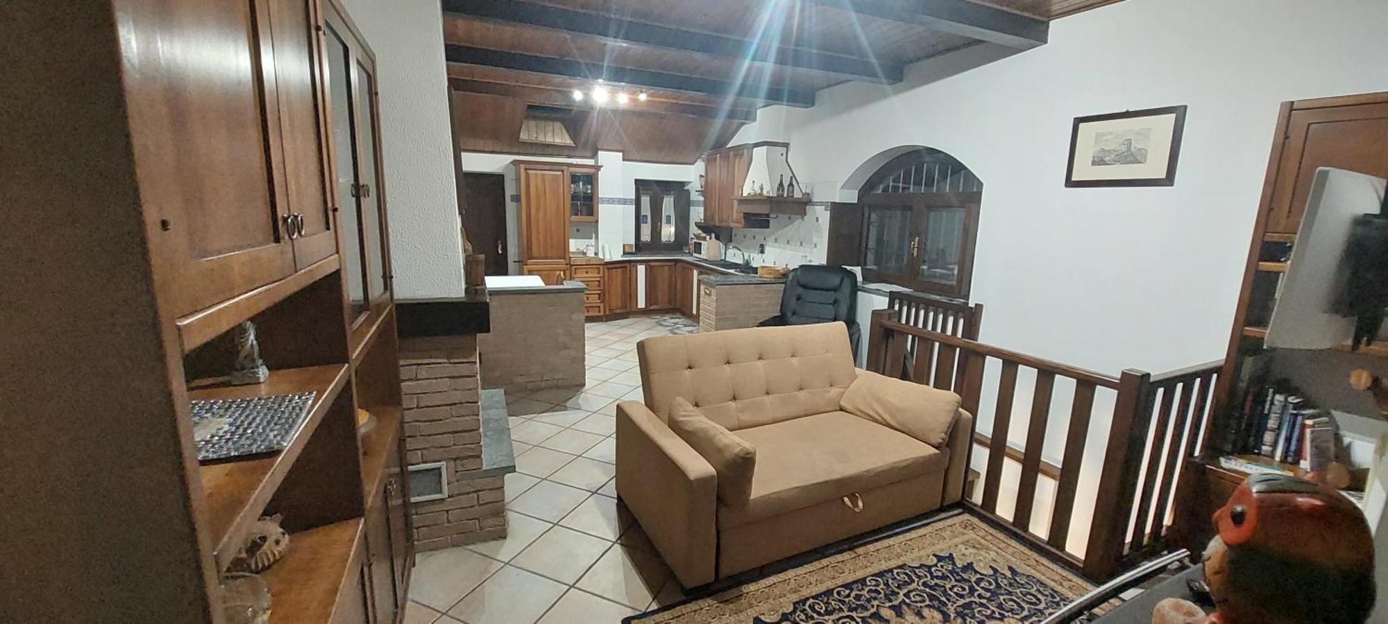 Casa Del Rustico, Indipendente Vista Sacra Con Dipinto Villa Caprie Oda fotoğraf